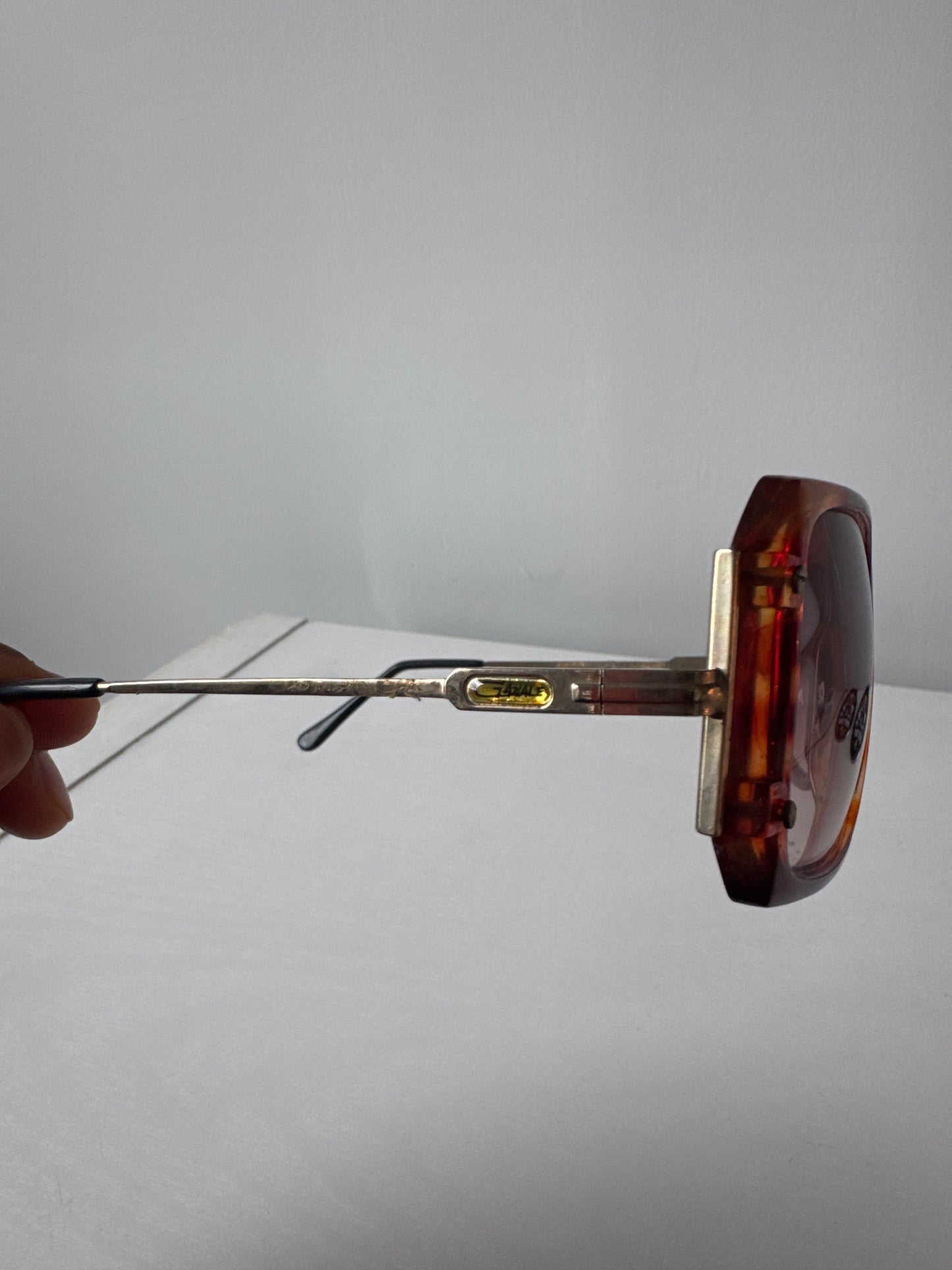 Vintage 80s Gaziale Grandmaster Run DMC Hip Hop Style Cheetah Sunglasses