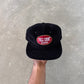 Full Court Classic Black Corduroy Strapback Hat