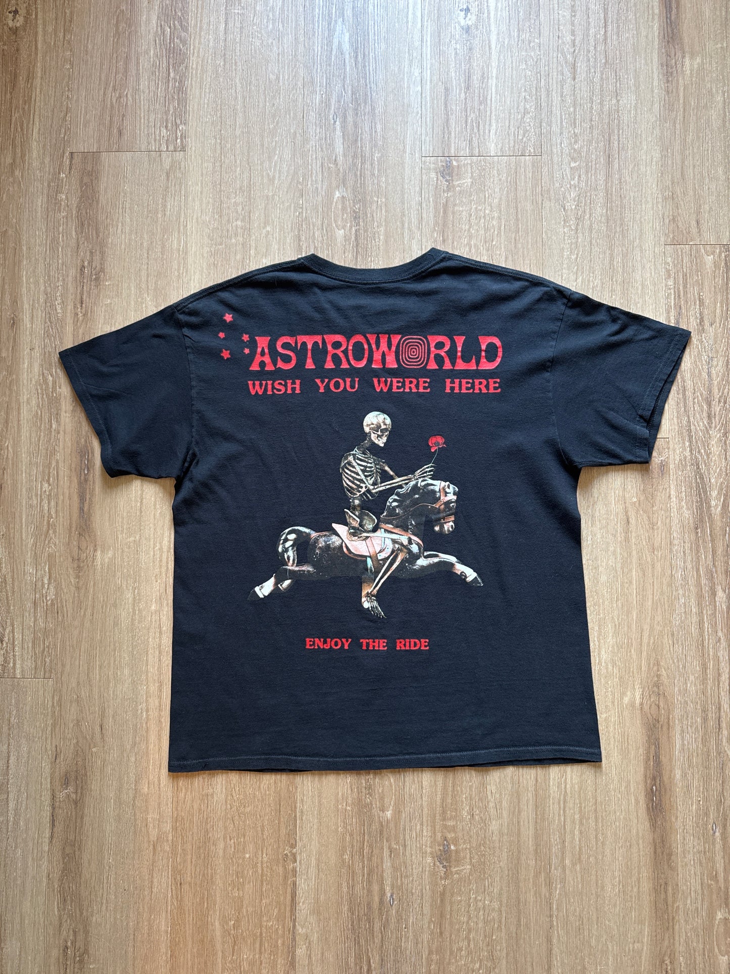 Travis Scott Astroworld Wish You Were Here Enjoy The Ride Tee