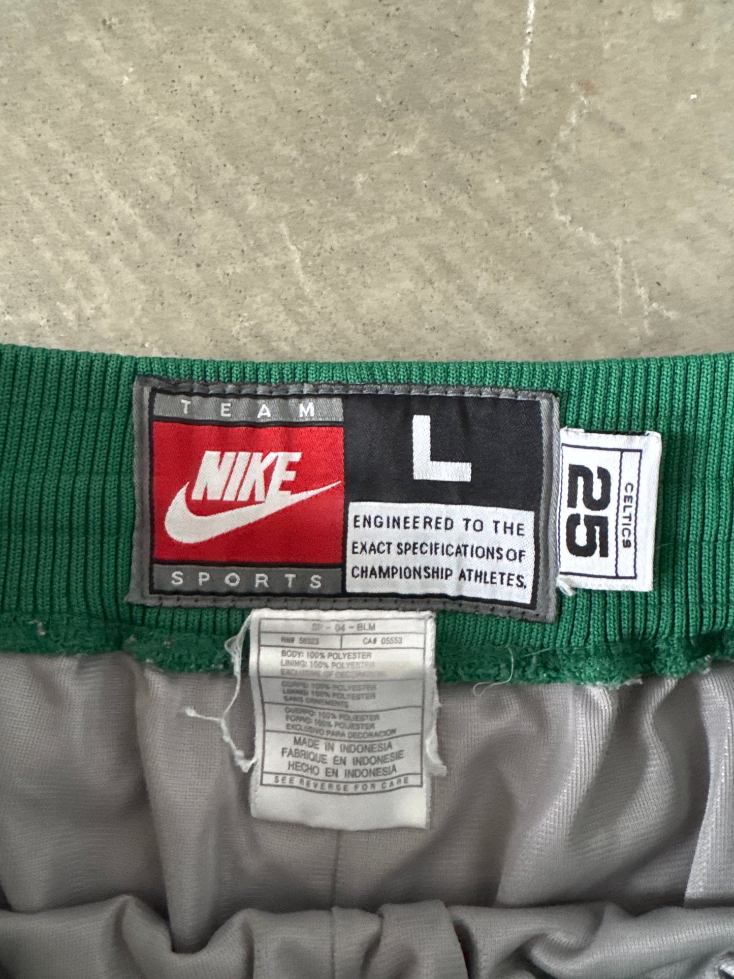 Vintage Nike Boston Celtics Rewind 1963 Mesh Basketball Shorts