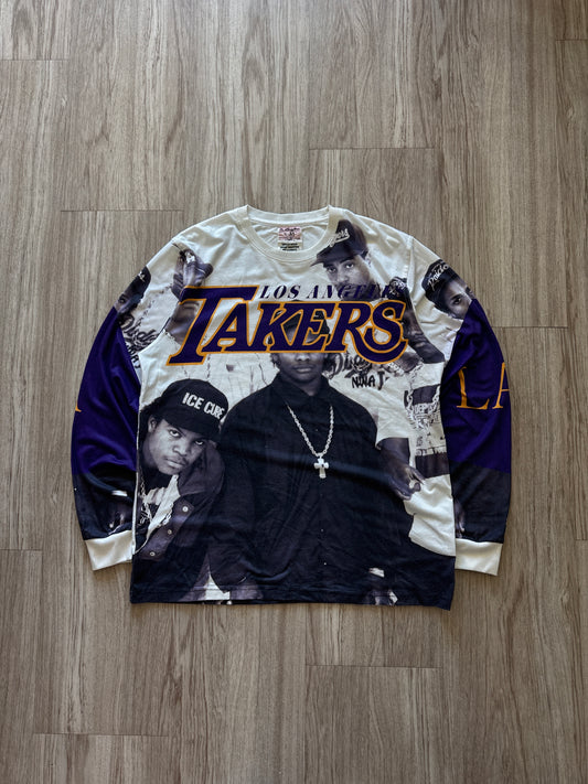 Los Angeles Lakers N.W.A. Long Sleeve Tee