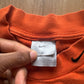 Vintage Nike Orange Neck Logo Long Sleeve
