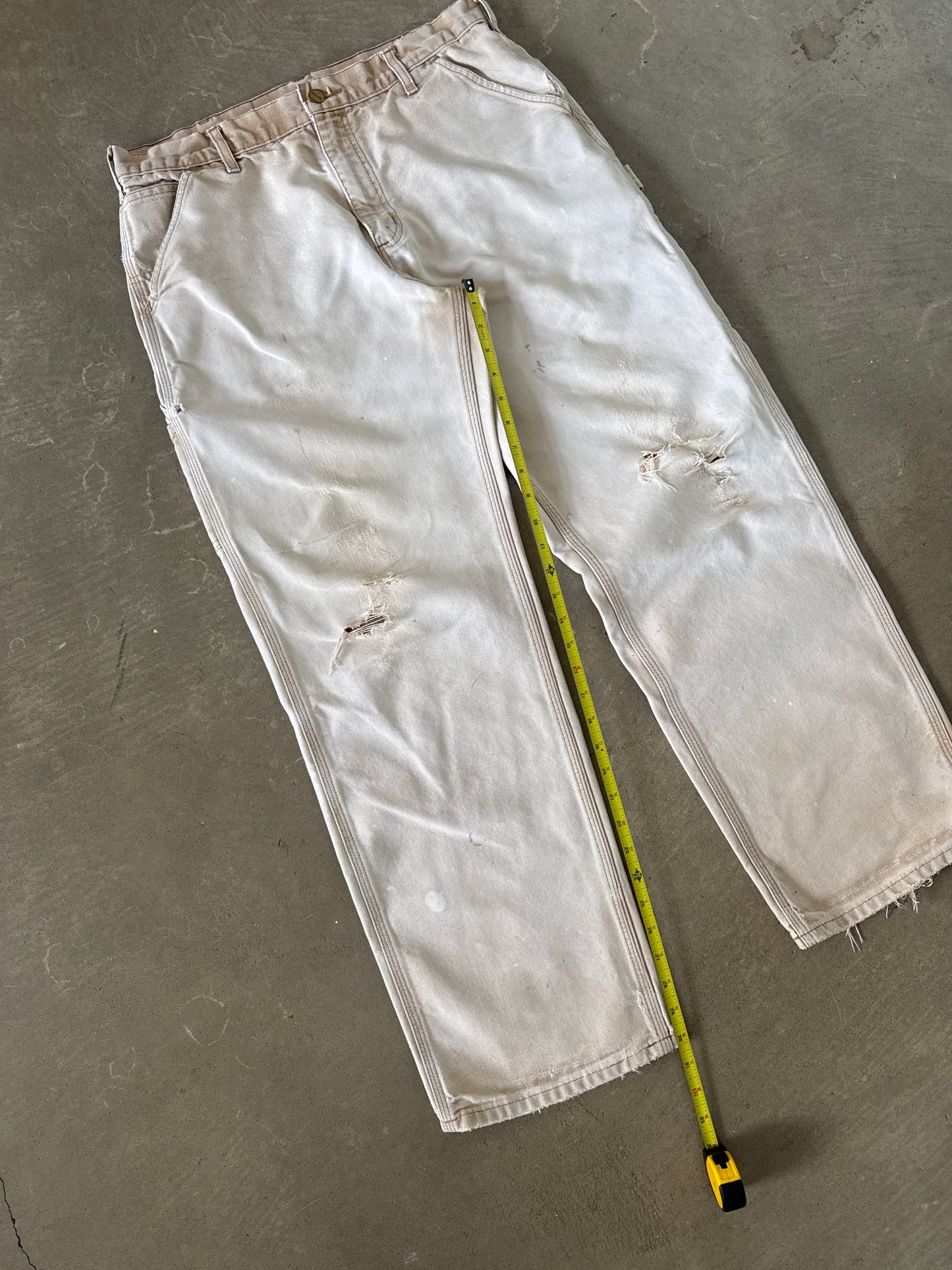 Vintage Carhartt Distressed Tan Carpenter Pants