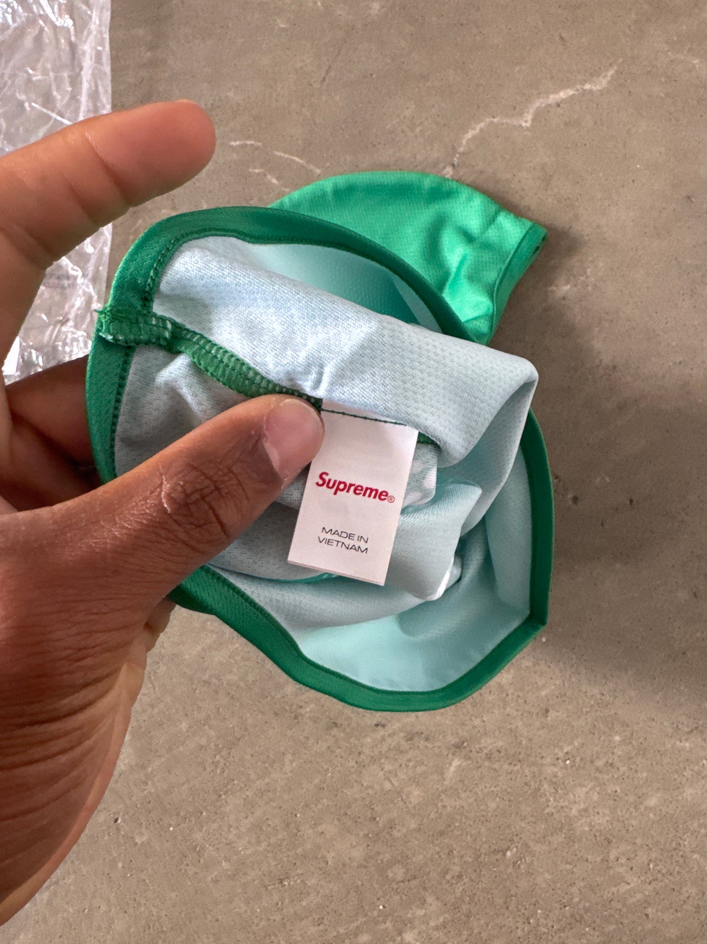 Supreme Halftone Lightweight Green Balaclava (SS24)