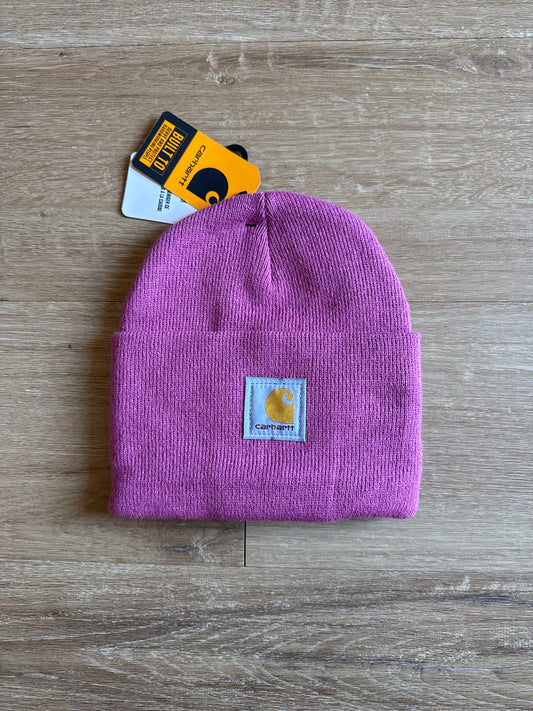 Carhartt Pink Knit Cuffed Beanie Hat