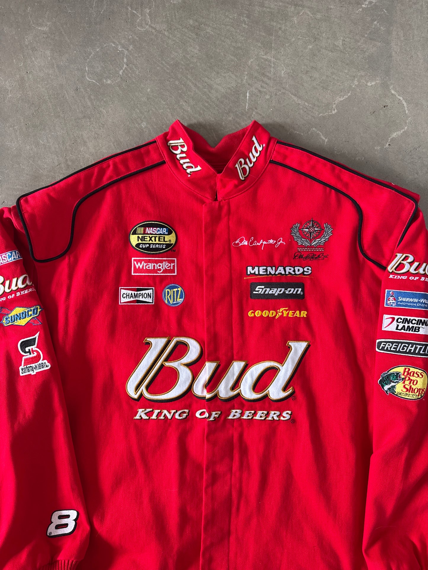 Vintage Nascar Dale Earnhardt Jr. Budweiser Racing Jacket