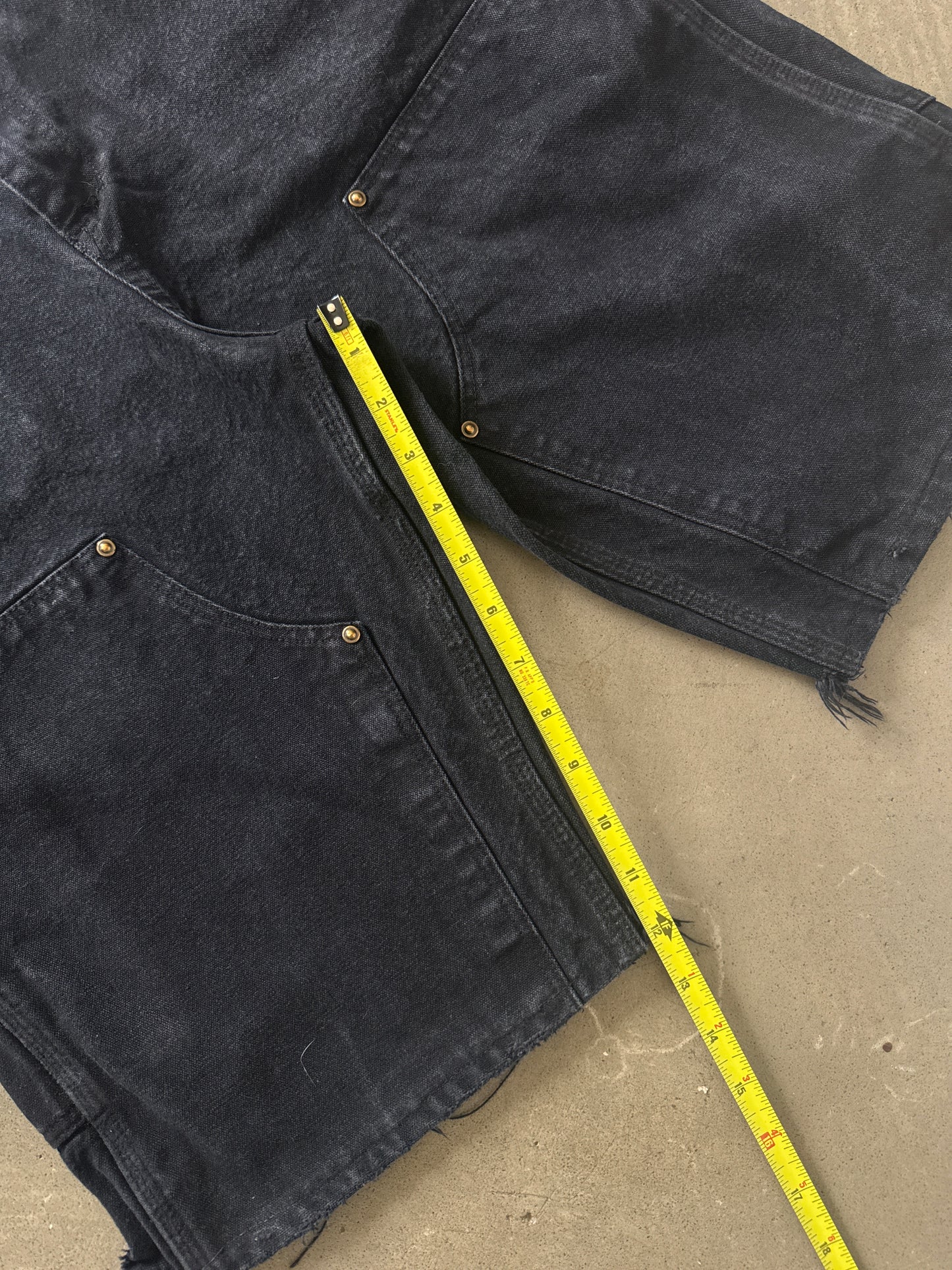 Vintage Carhartt Distressed Black Double Knee Shorts