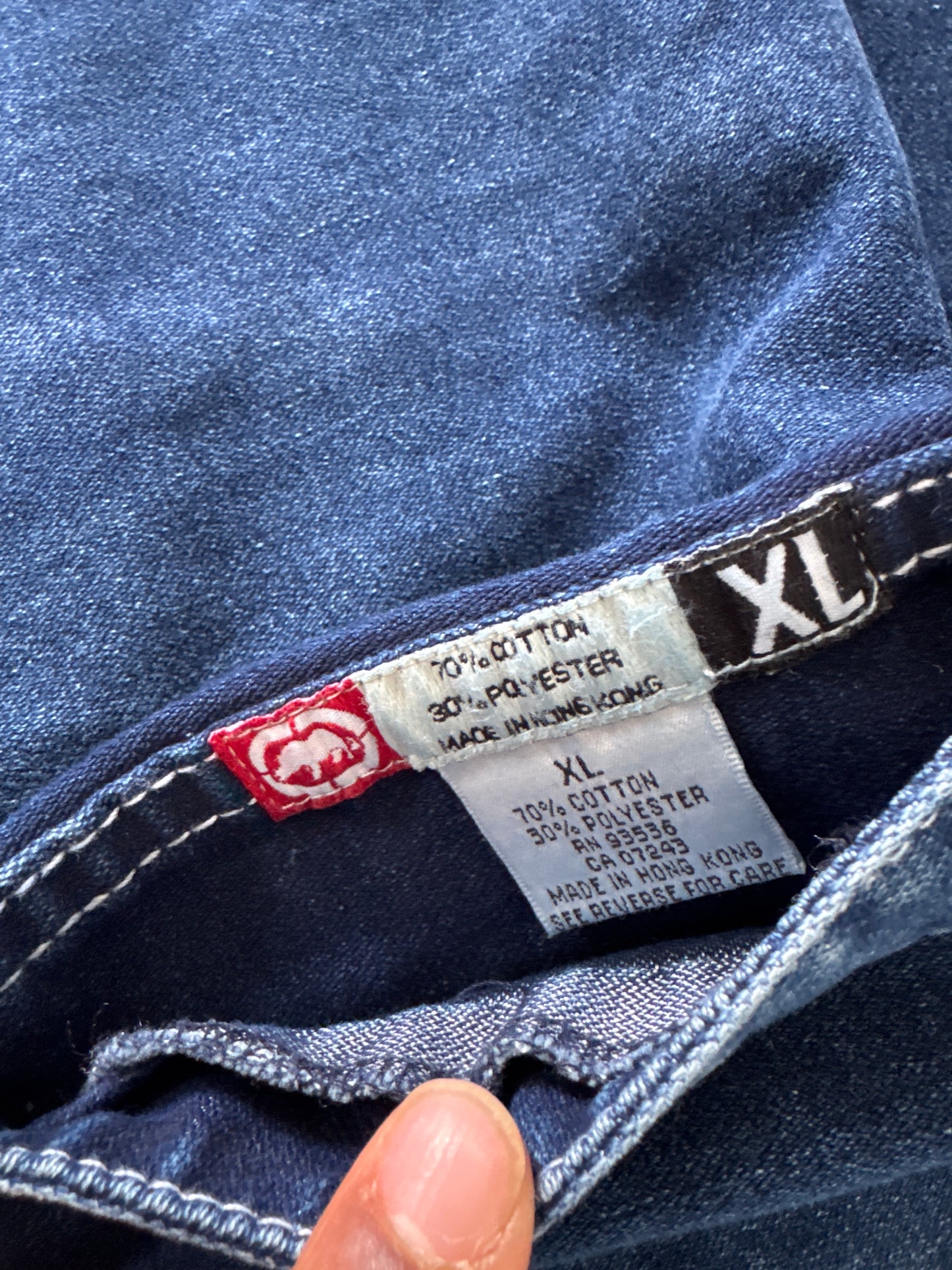 Vintage Y2K Ecko Unltd Reversible Trucker Denim Jean Jacket