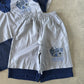 Vintage 90s Dallas Cowboys Hoodied Tee Shorts Set