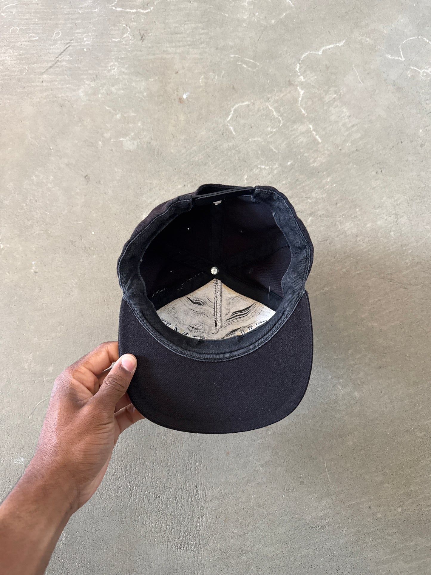 Supreme x Champion Logo Embroidered 5-Panel Black Hat