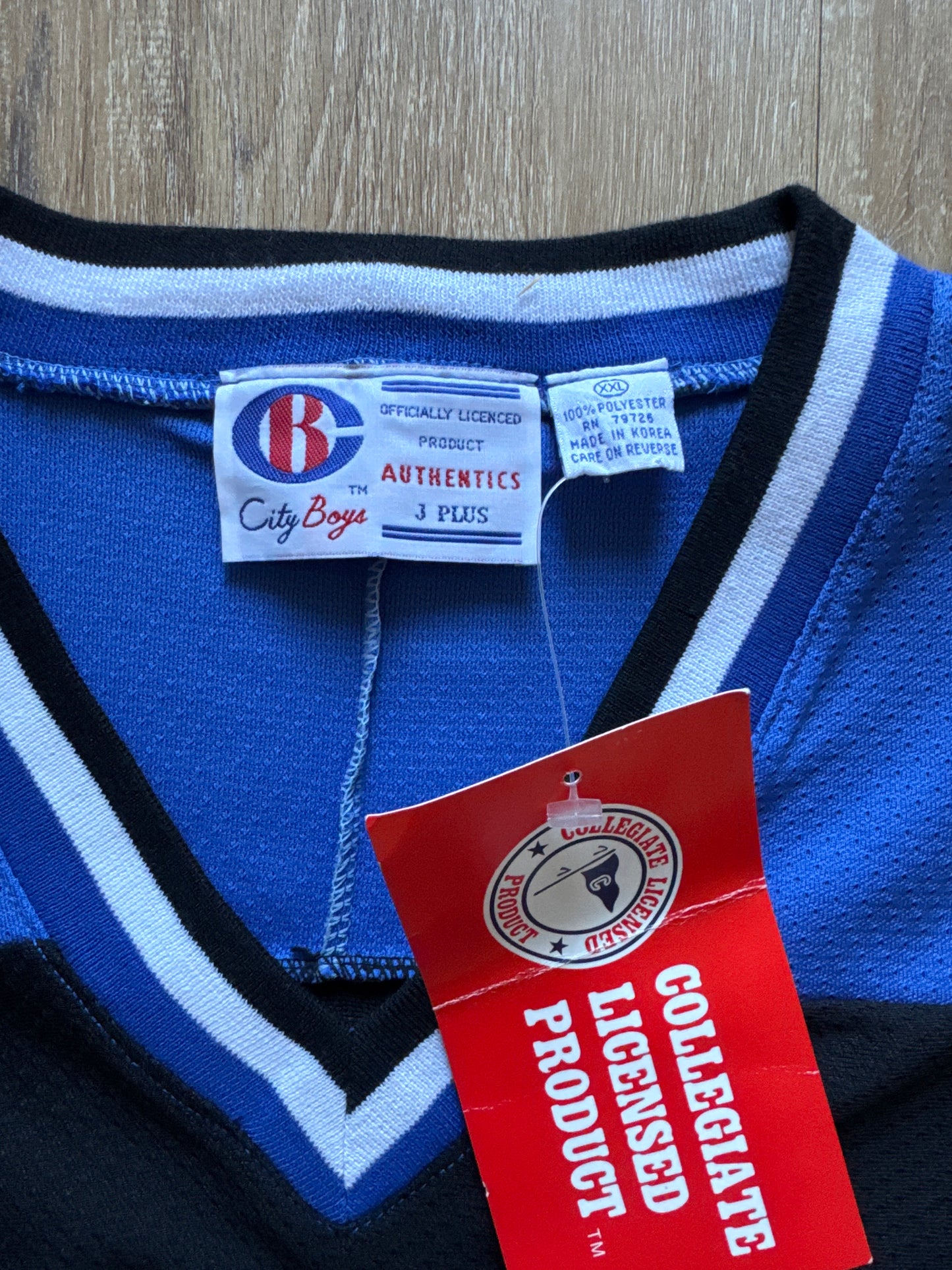 Vintage 90s Collegiate Sportwear City Boy Duke University Blue Devils Hockey Jersey