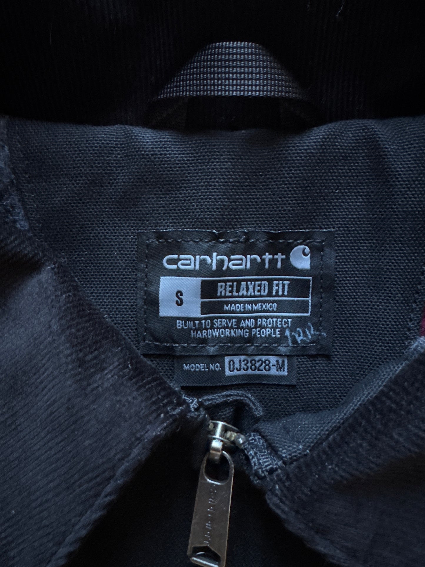 Carhartt Black Duck Blanket Lined Detroit Jacket