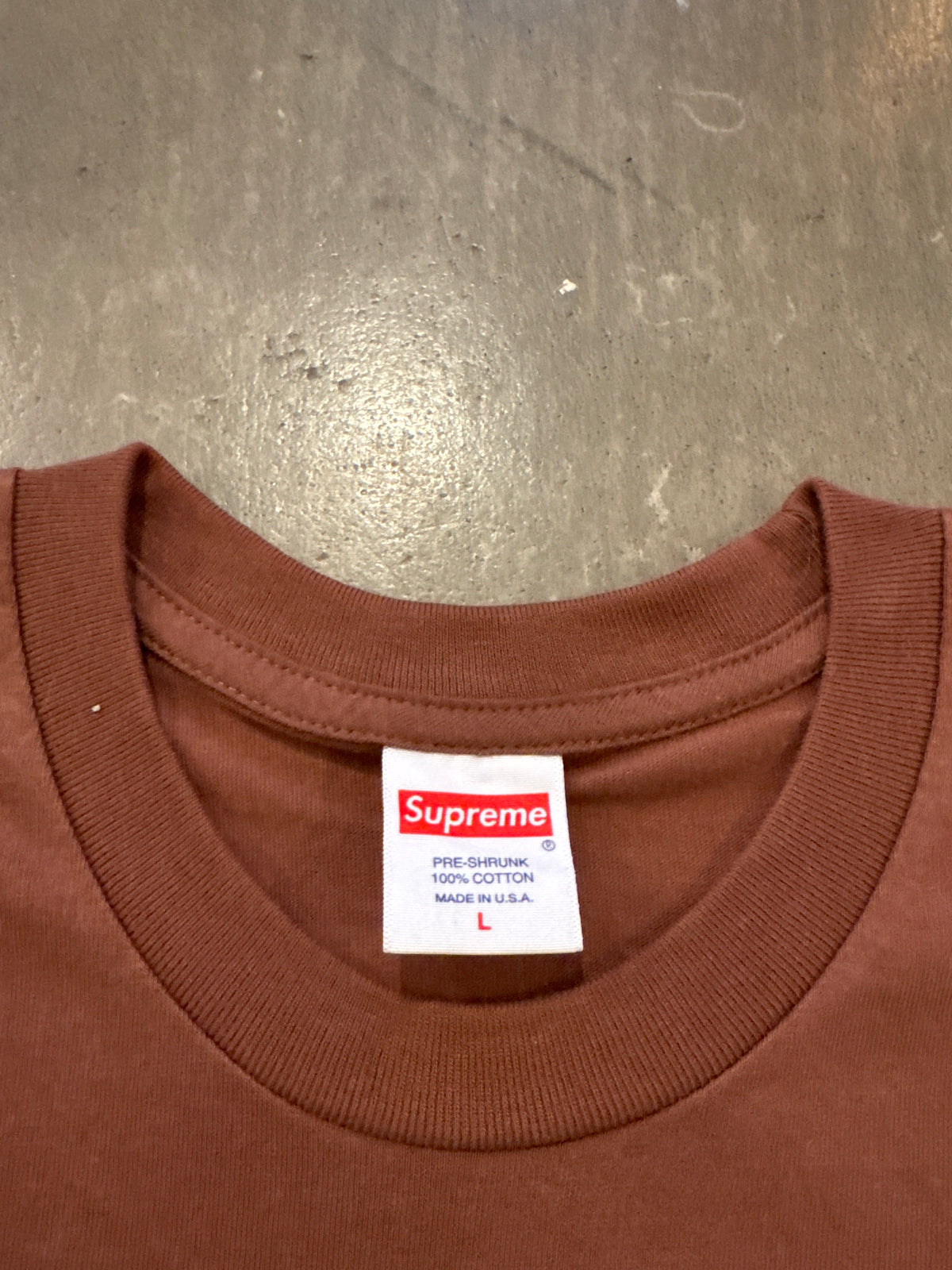 Supreme Rick Rubin Brown Tee (FW21)