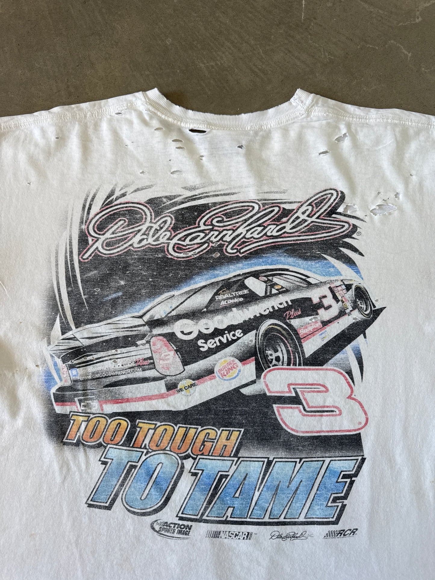Vintage Chase Authentic’s Dale Earnhardt The Intimidator Distressed Tee
