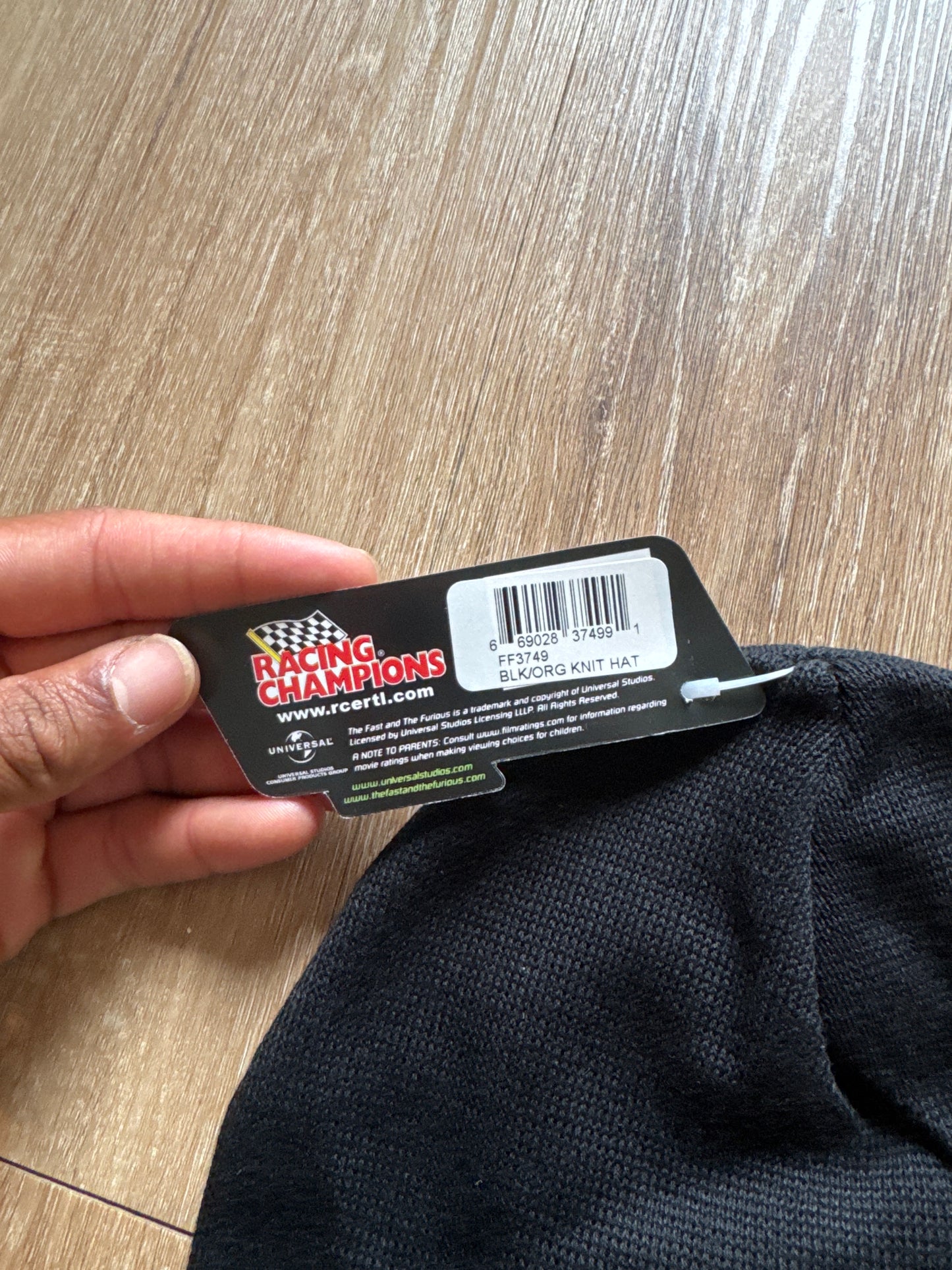 The Fast And The Furious 2 Fast 2 Furious Knit Orange Beanie Hat