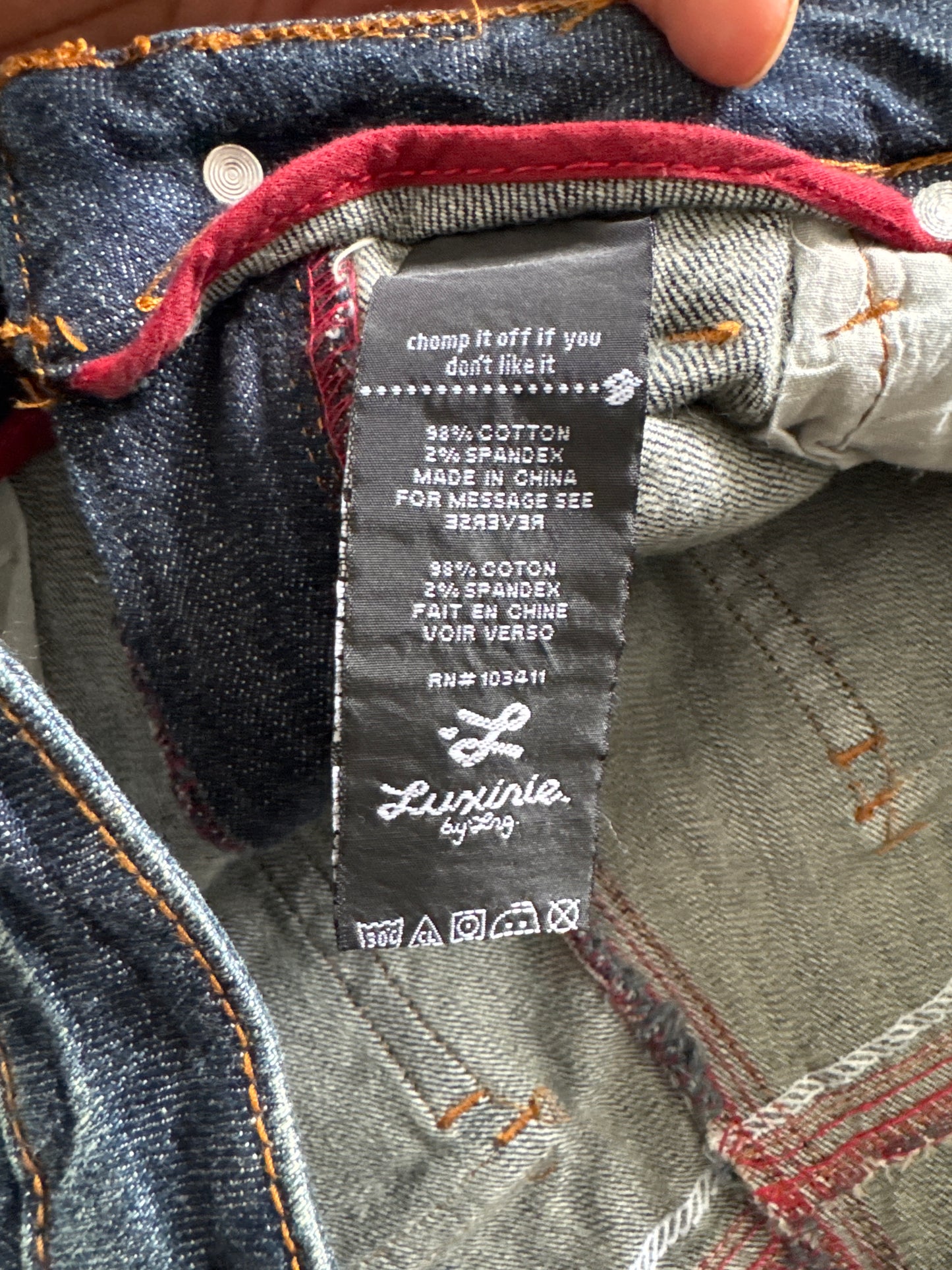 Vintage Y2K Women’s LRG Luxirie Ghost Rider Boot Cut Denim Jeans