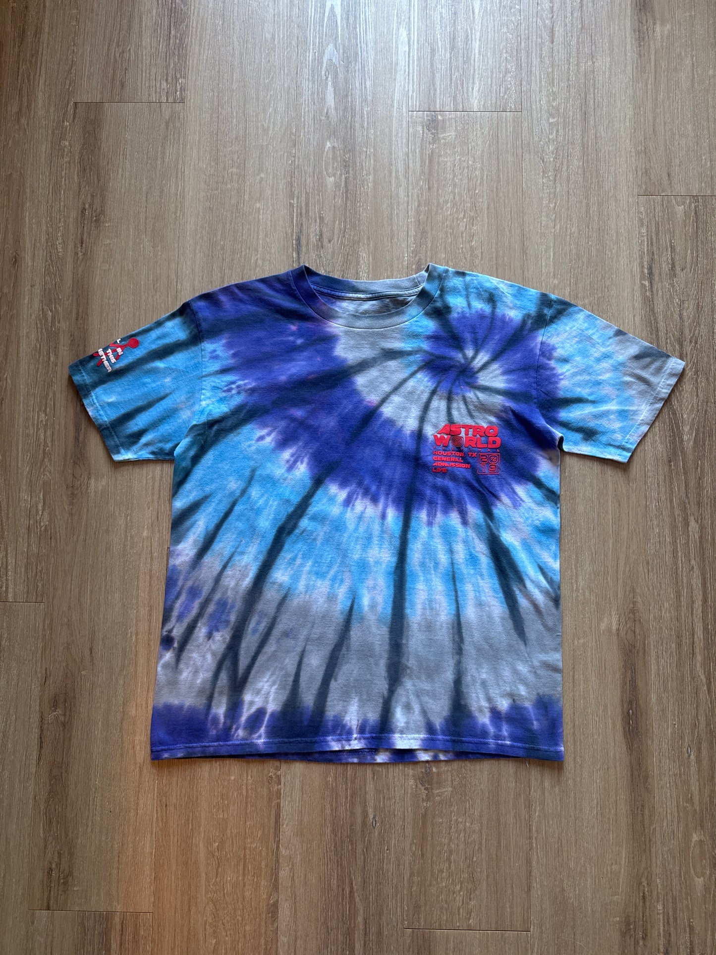 Travis Scott Official Souvenir Tie Dye Tee
