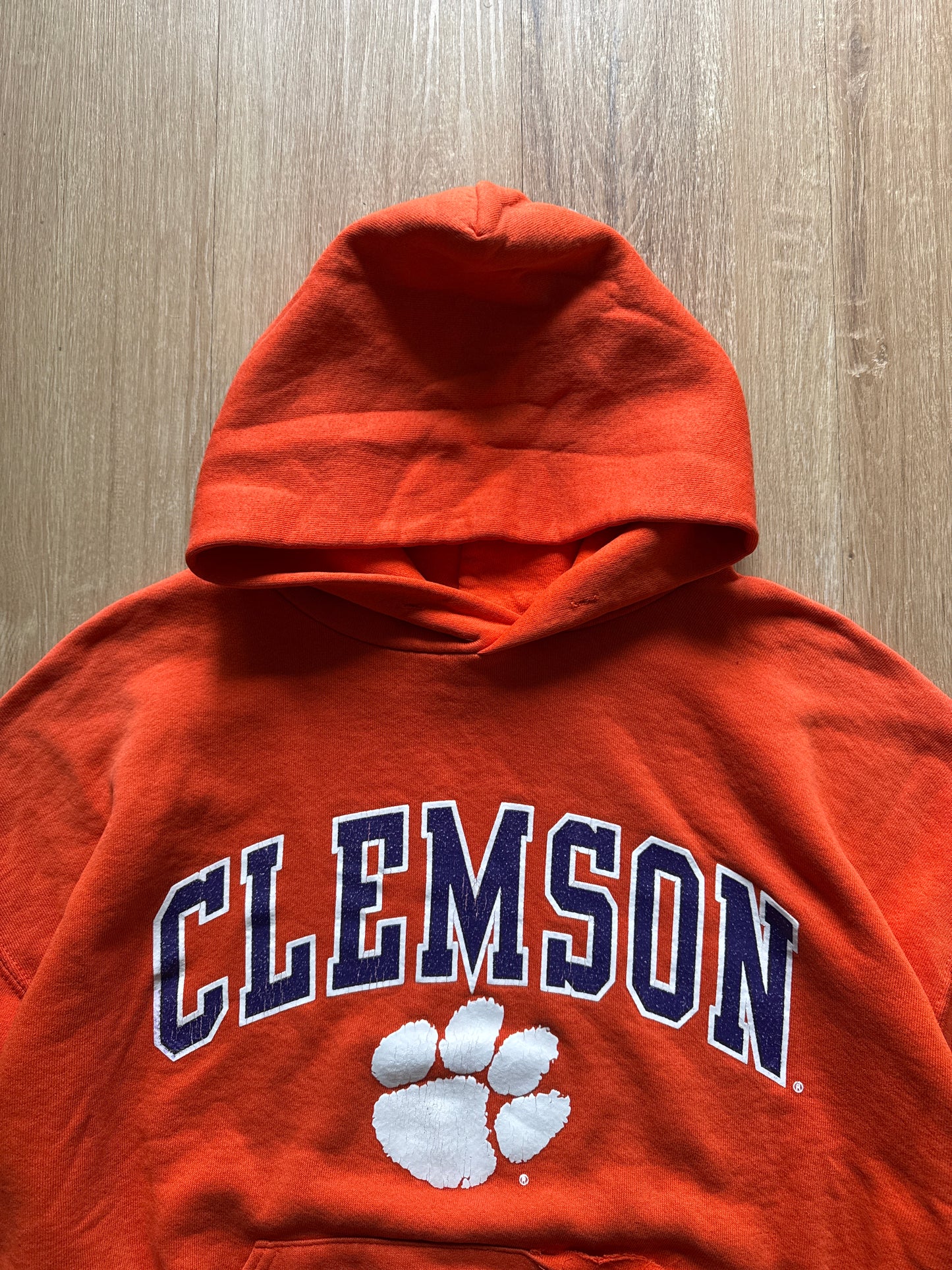 Vintage Russell Athletic University Of Clemson Tigers Hoodie