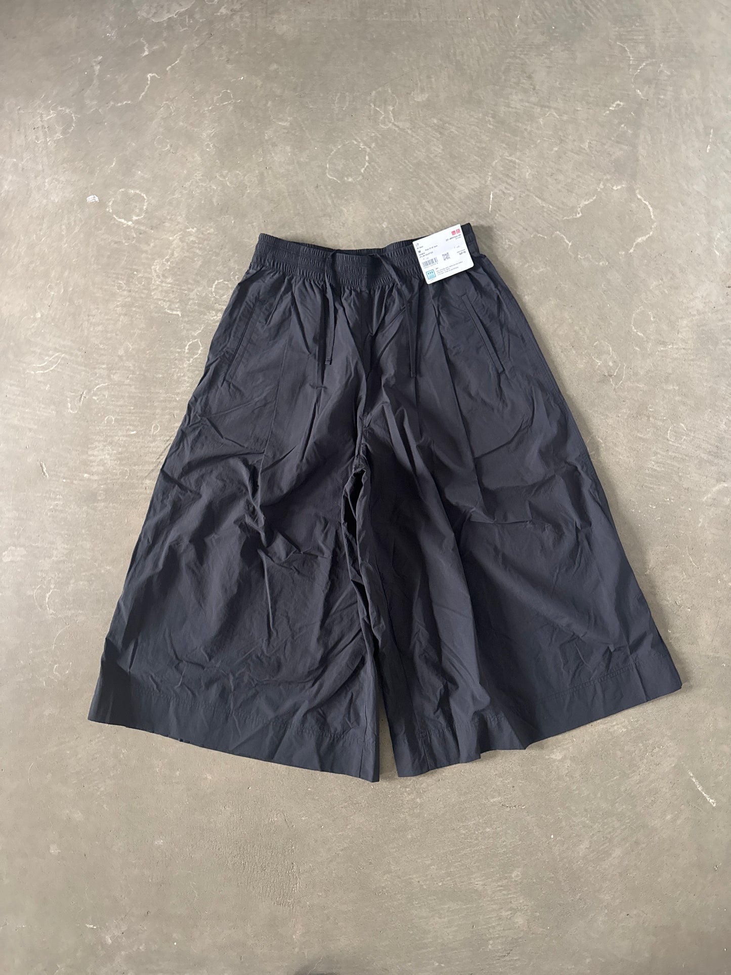 Uniqlo Women’s Nylon Culotte Baggy Long Shorts