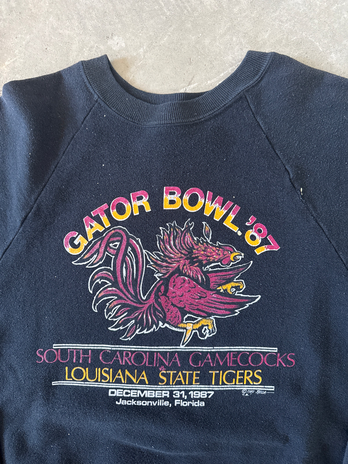 Vintage 1987 University Of South Carolina Gamecocks Sweatshirt