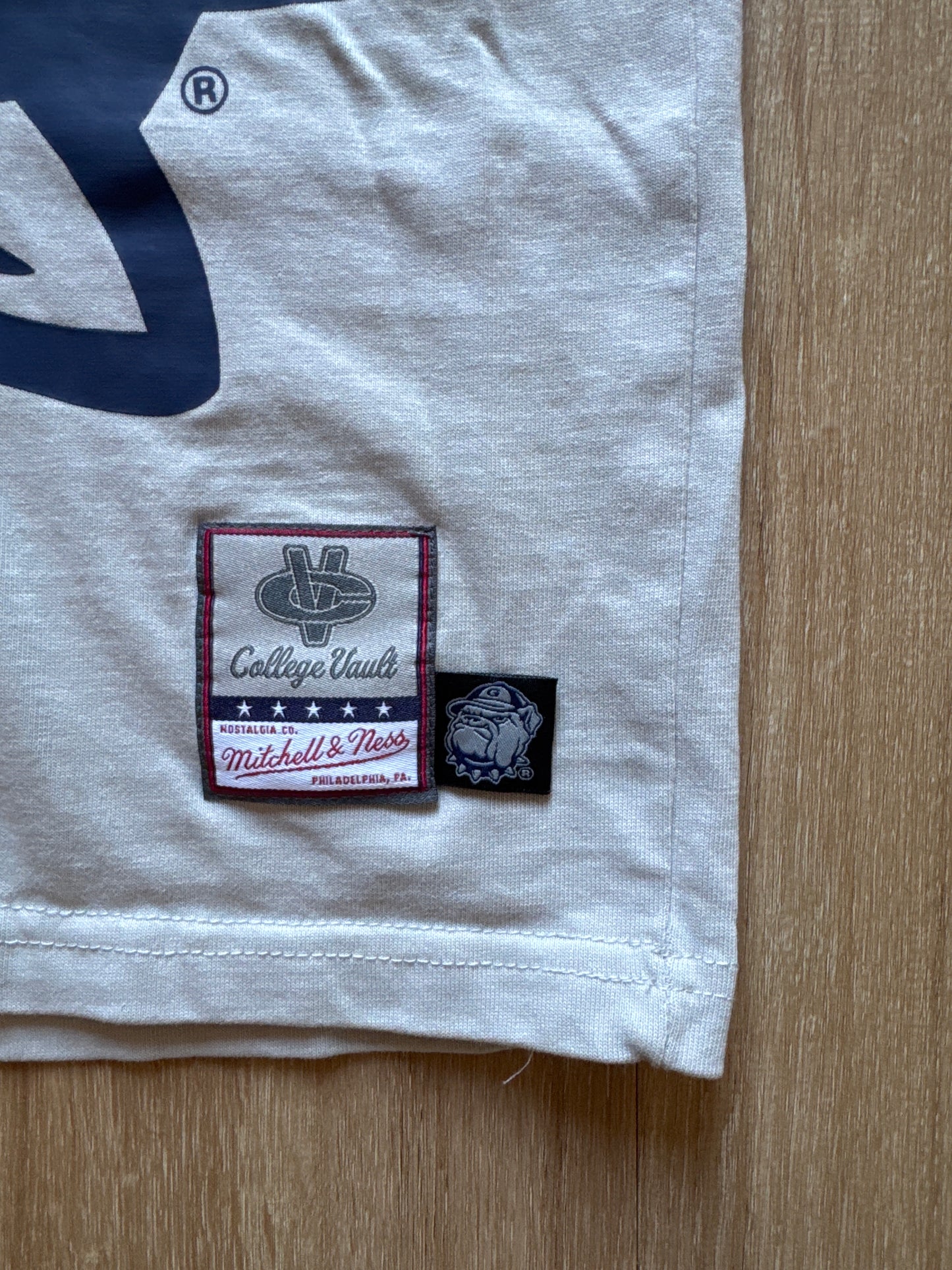 Mitchell & Ness College Vault Georgetown Hoya All Over Print Tee