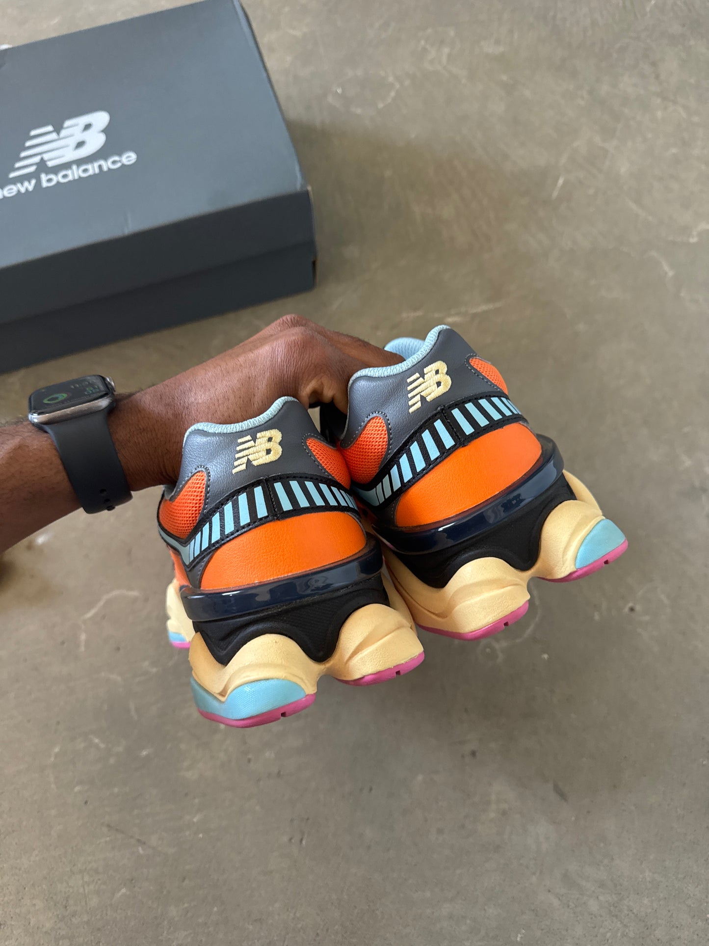 New Balance 9060 Sun Glow Team Sky Blue