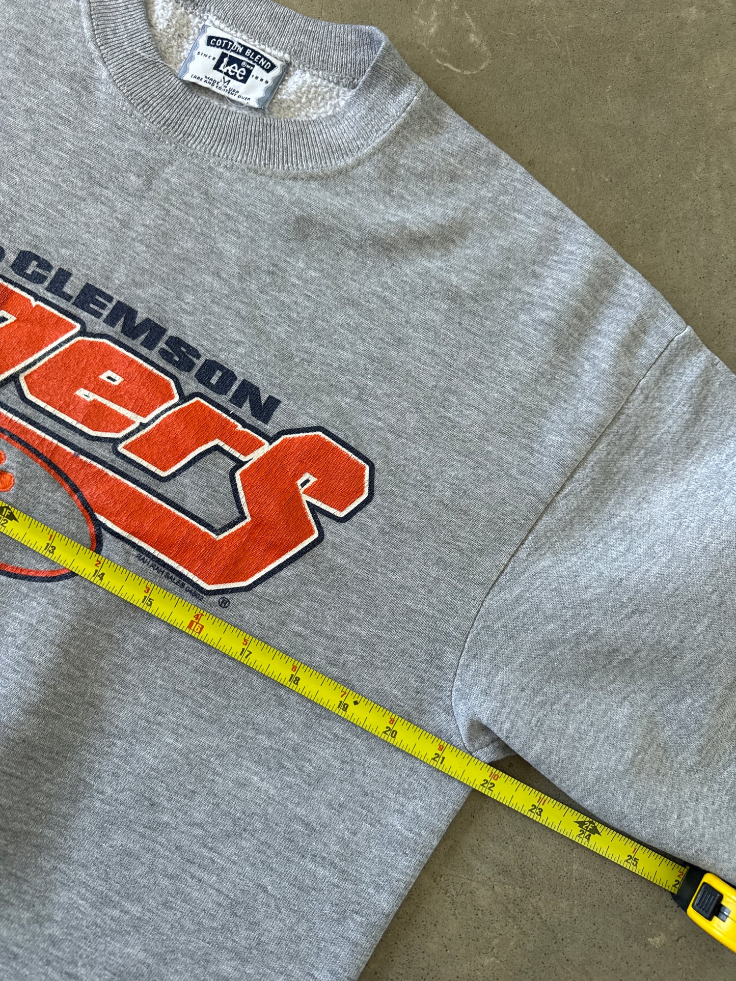 Vintage 90s Lee Clemson University Tigers Logo Sweatshirt