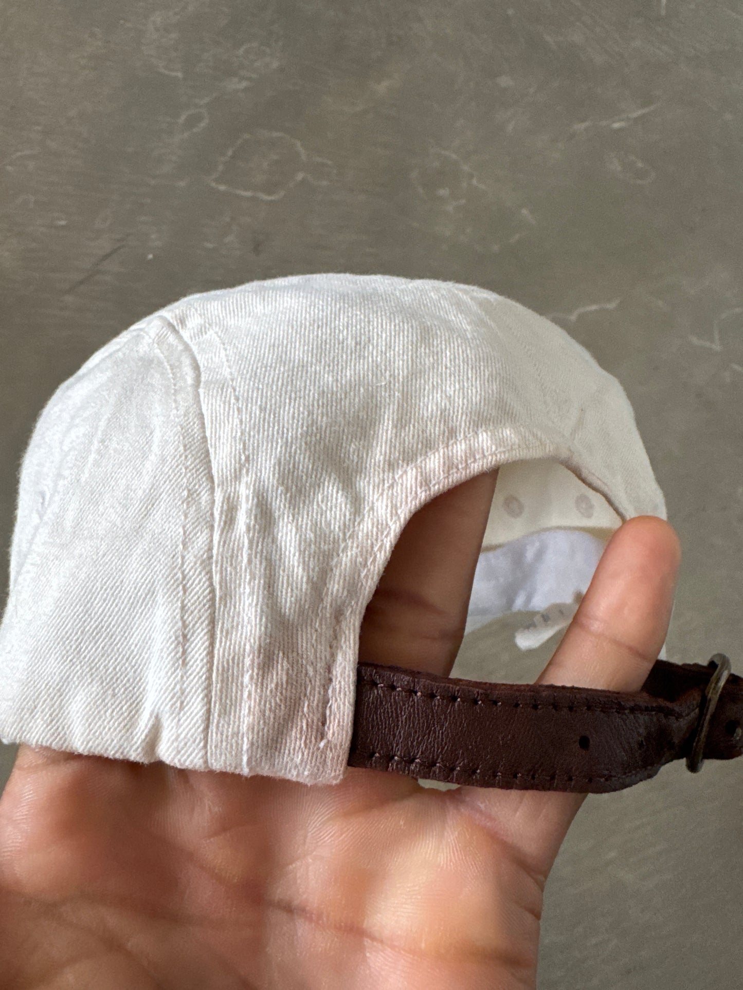 Supreme Washed Chino Twill Natural Camp Cap