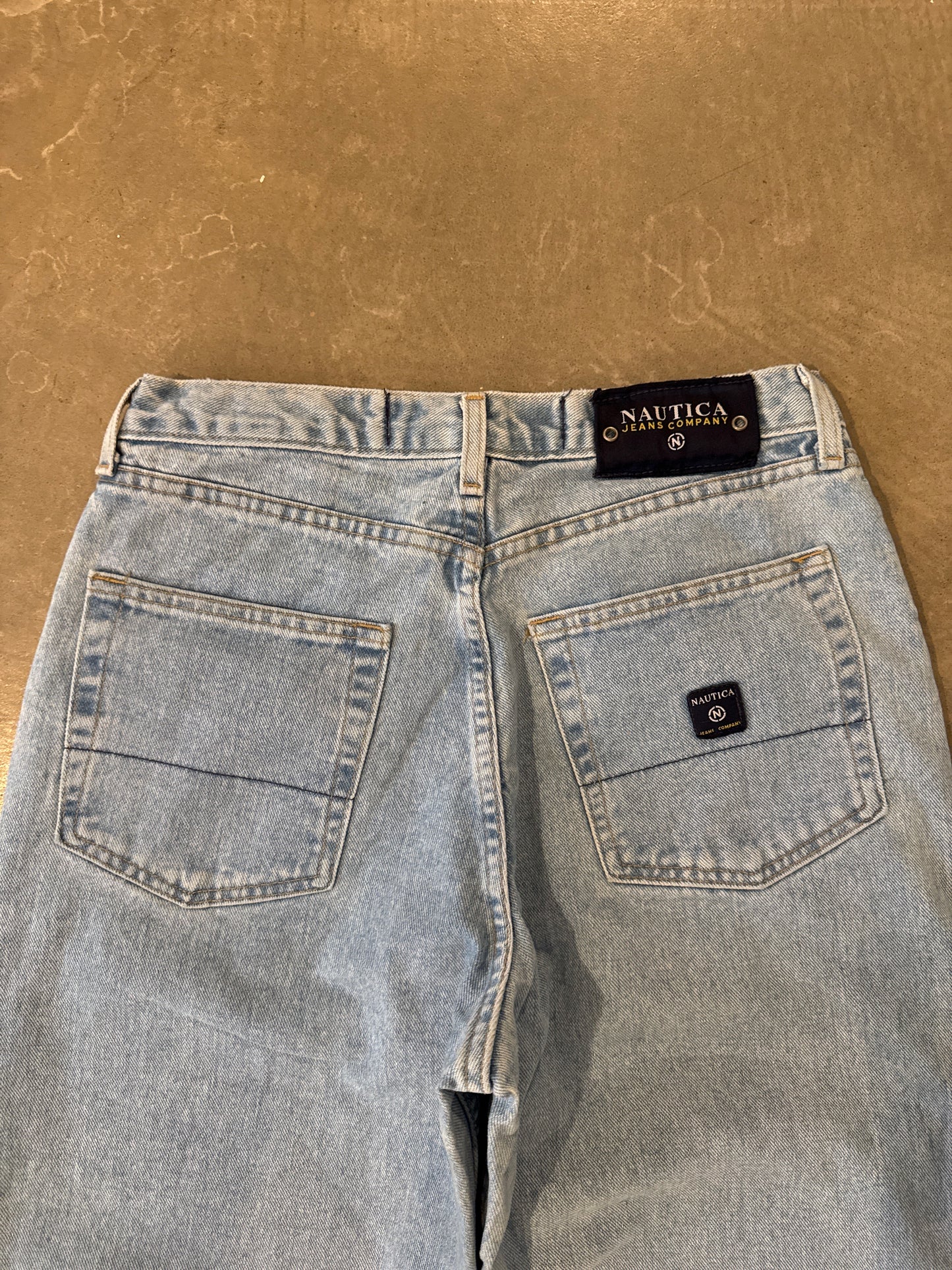 Vintage Nautica Jeans Company Baggy Light Washed Denim Jeans