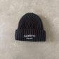 Supreme Classic Logo Chunky Ribbed Black Beanie