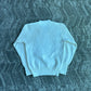 Vintage 70s East-Tenn Varsity Award Cream Forest Green Chenille Z Patch Sweater