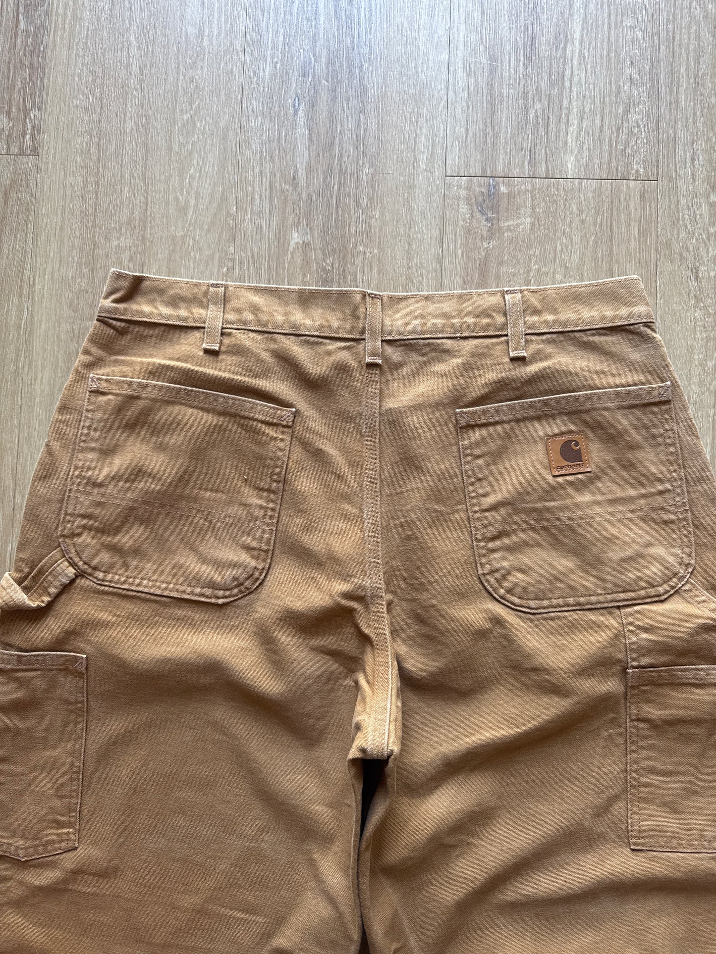 Vintage Carhartt Dark Tan Original Dungaree Carpenter Pants