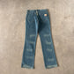 Vintage Y2K Women’s Enyce Low Rise Bleach Stripe Denim Jeans