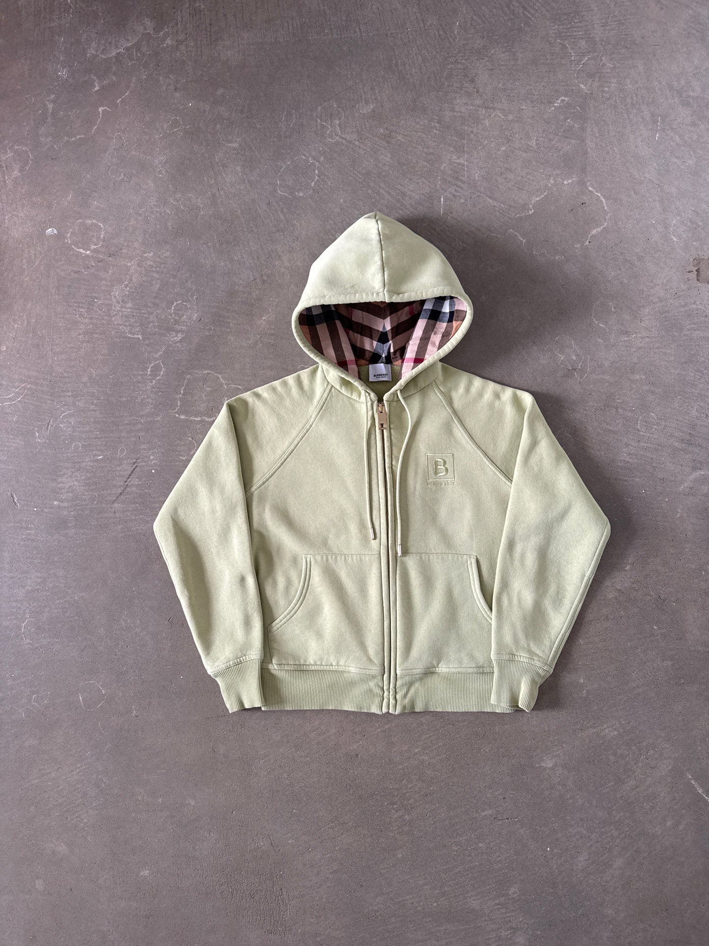 Burberry Women’s Letter Graphic Cotton Blend Zip Hoodie