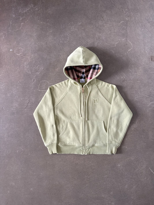 Burberry Women’s Letter Graphic Cotton Blend Zip Hoodie