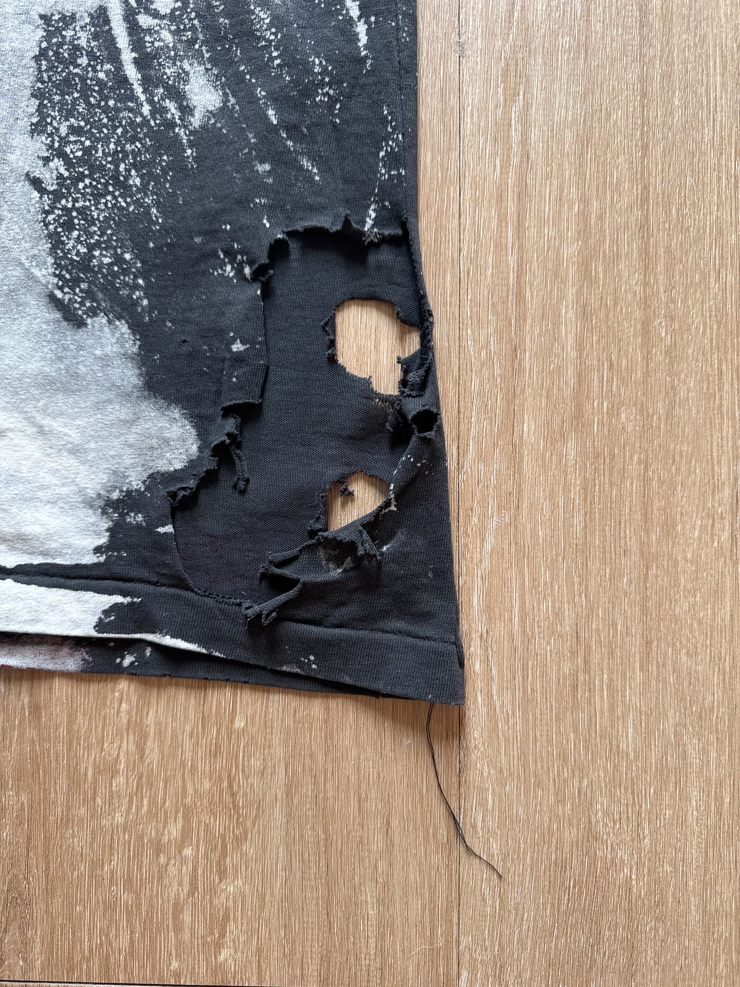 Vintage 90s Malcolm X Mosquito Head Thrashed Tee