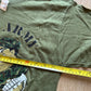 Vintage 1984 Youth Commando Military Design U.S. Army Fatigue Olive Green Tee