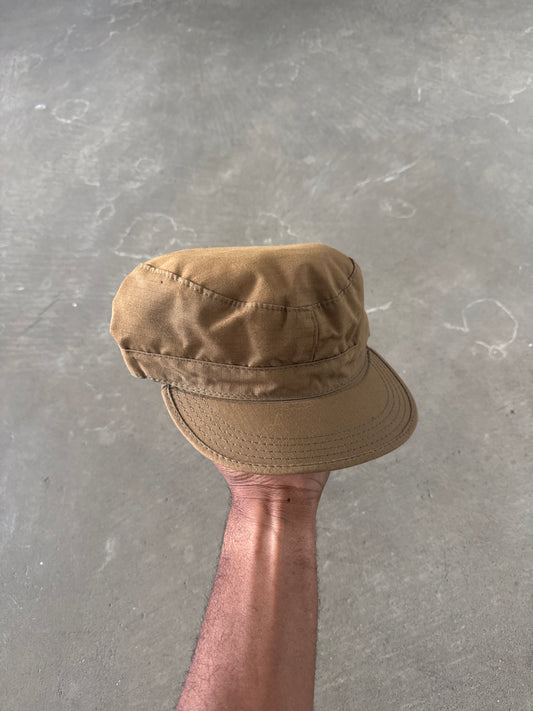 Vintage 1991 US Military BDU Combat Patrol Sunfaded Cadet Cap Hat