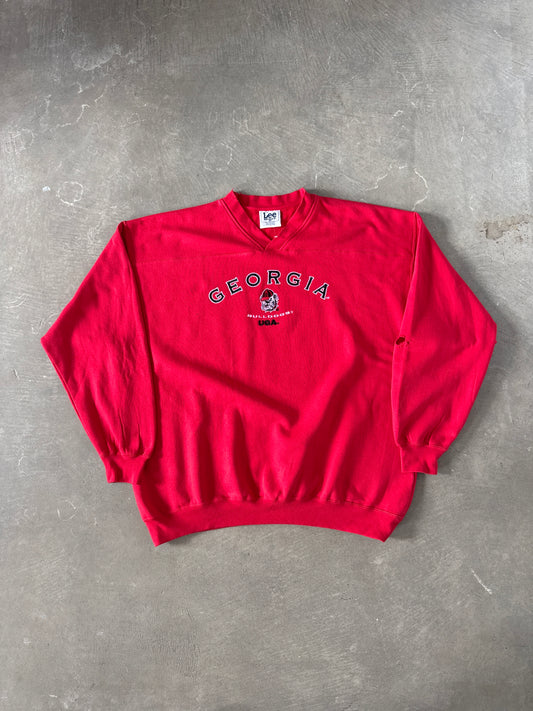 Vintage 90s Lee Sport University Of Georgia Bulldogs Sweatshirt