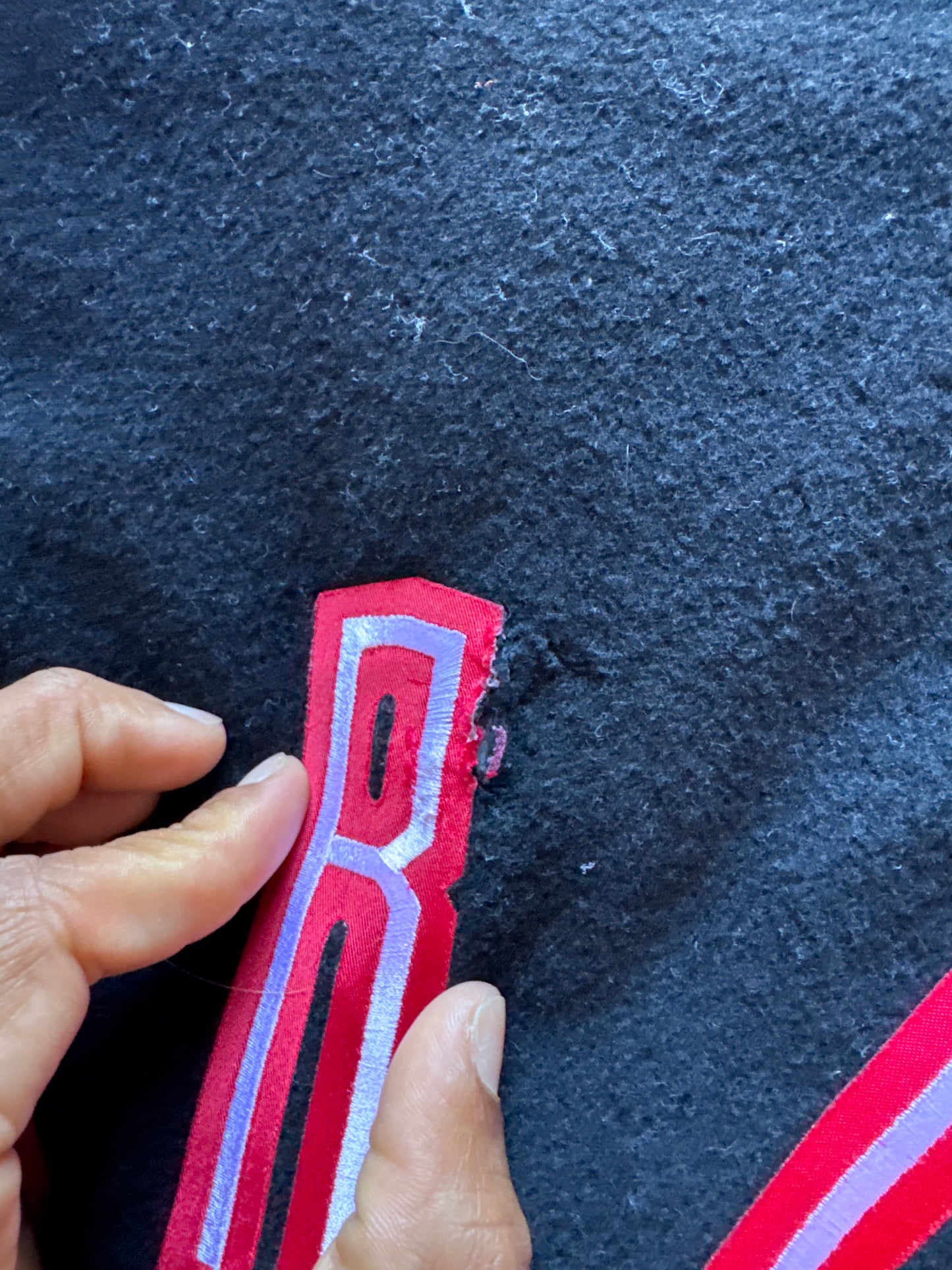 Vintage 90s Nike Force Basketball Snap Button Letterman Varsity