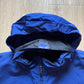 Carhartt Hooded Logo Blue Raincoat Jacket