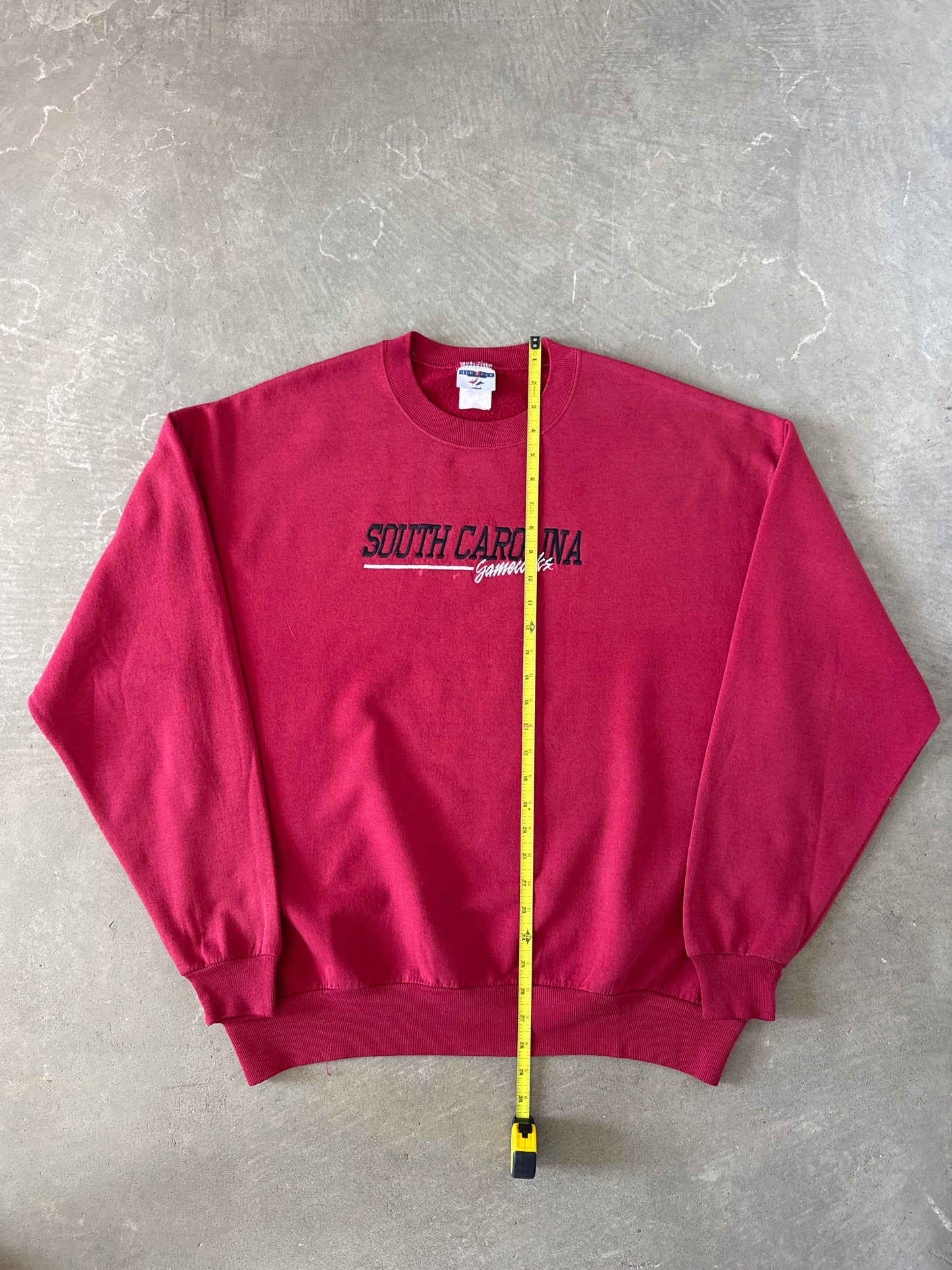 Vintage 90s University Of South Caroline Gamecocks Embroidered Sweatshirt