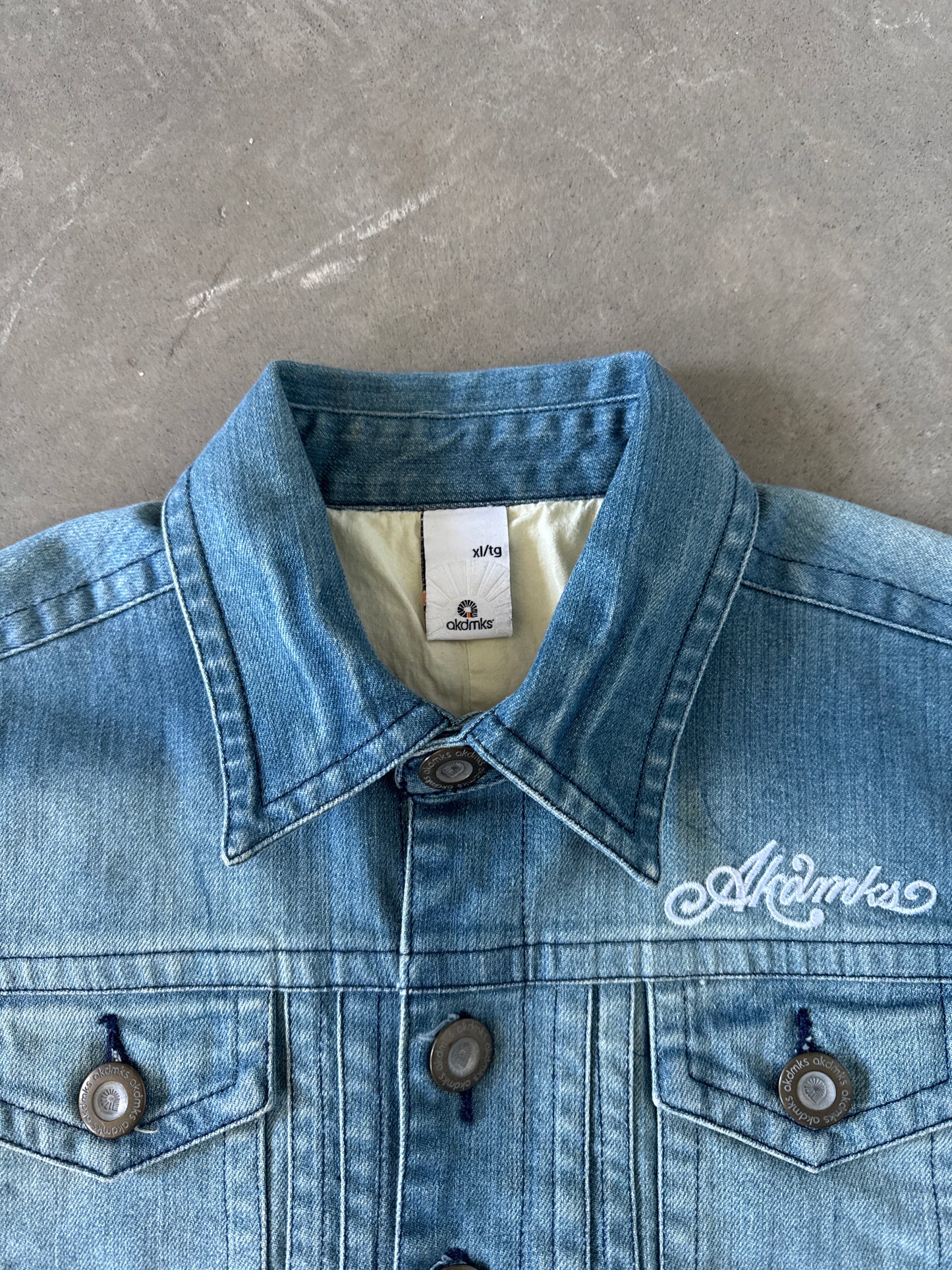Y2K Akdmks Women’s Embroidered On The Money Vest