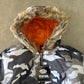 Vintage Nova Snow Camo Flight Bomber Fur Hooded Jacket
