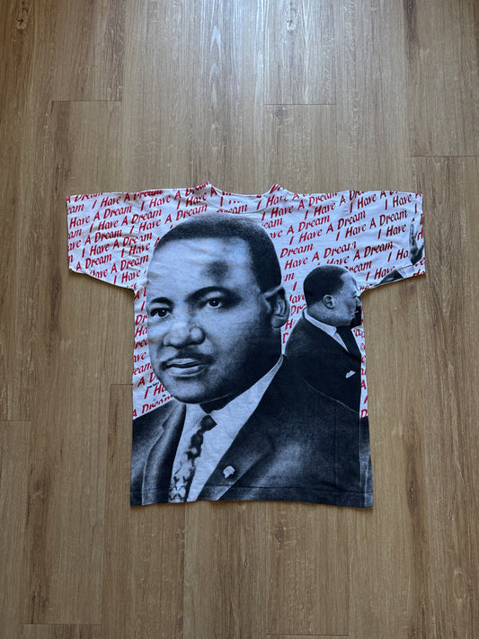 Vintage Mark Harris Martin Luther King Jr All Over Print Tee