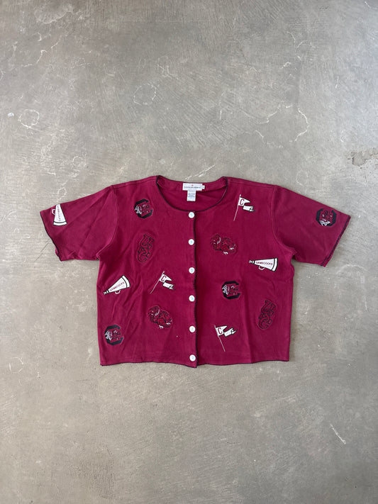 Vintage Women’s University Of South Carolina Gamecocks Blouse
