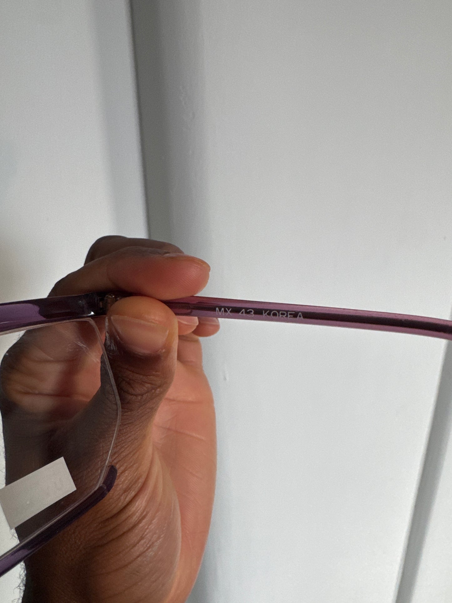 Vintage 90s Crozel Hip Hip Style Purple Glasses