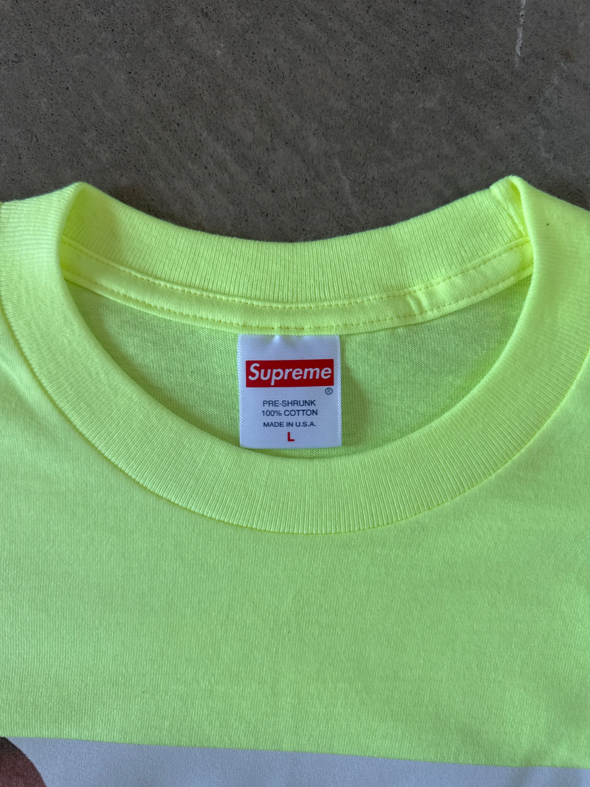 Supreme Water Pistol Bright Yellow Tee (SS21)