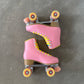 Impala Sidewalk Quad Women’s Roller Skates Vegan Leather Pink Yellow