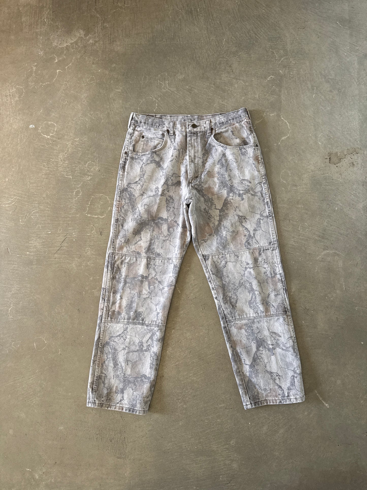 Vintage Wrangler Double Knee Forest Camo Pants
